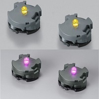 ガンプラ用LEDユニット2個セット(黄)/ガンプラLEDユニット2個セット(ピンク)